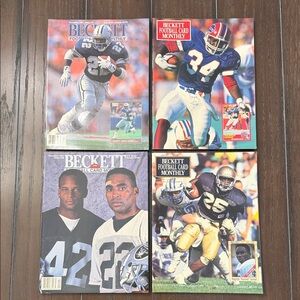 Football Card Monthly Magazine Collection